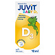 Juvit Baby D3, krople z witaminą D3 dla niemowląt, z pompką 10 ml krople z witaminą D3 dla niemowląt, z pompką 10 ml