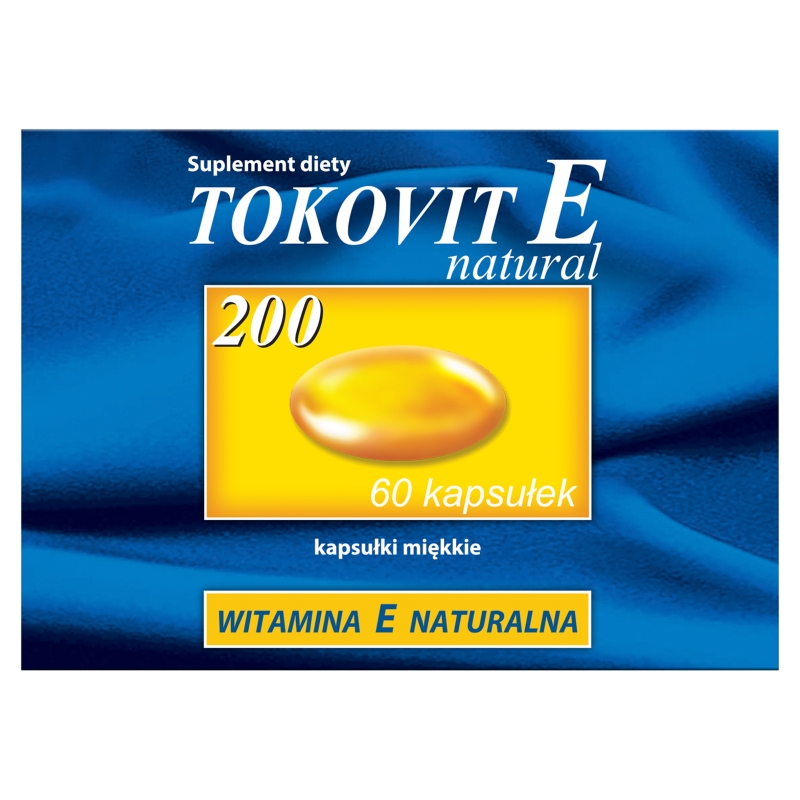 Tokovit E 200 natural , kapsułki z witaminą E, 60 szt.