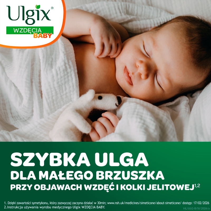 Ulgix Wzdęcia Baby, emulsja doustna, 40 g