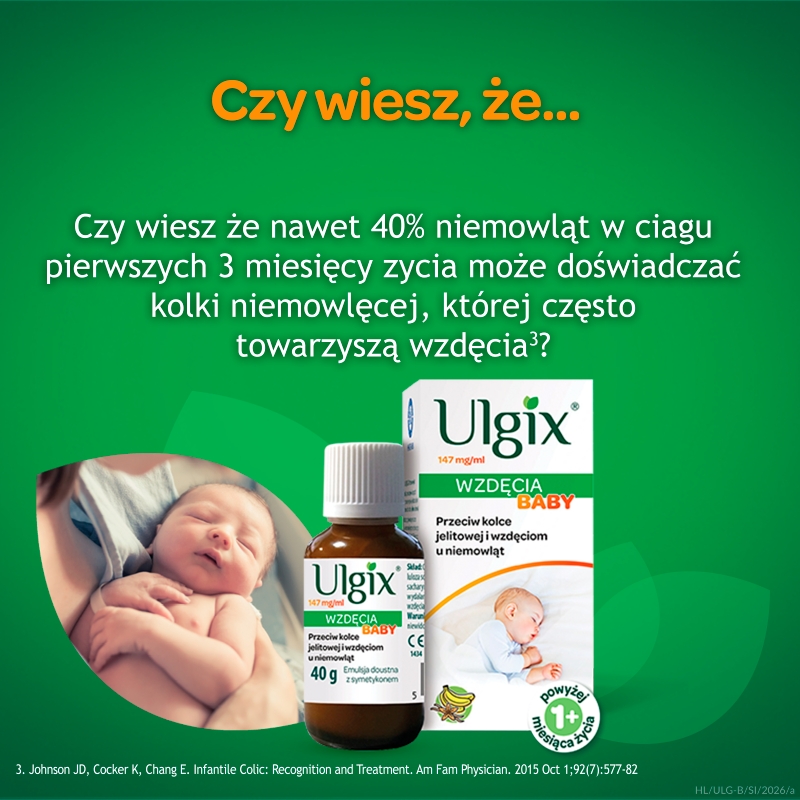 Ulgix Wzdęcia Baby, emulsja doustna, 40 g