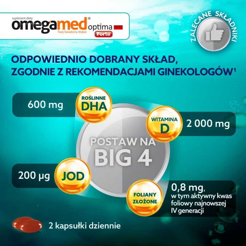 Omegamed Optima Forte, 60 kapsułek