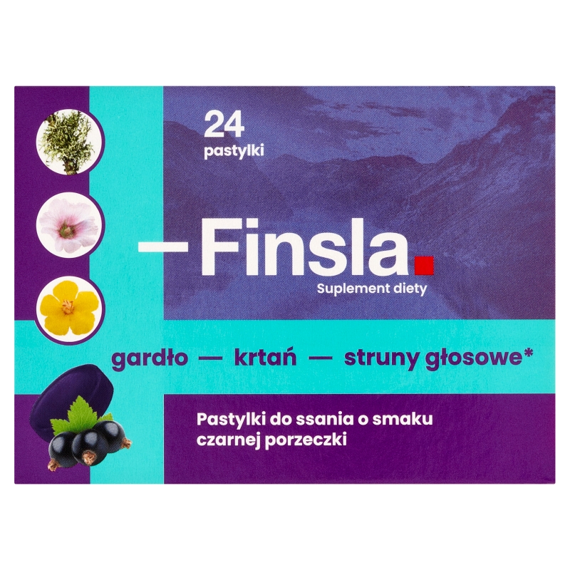 Finsla 24 pastylki do ssania