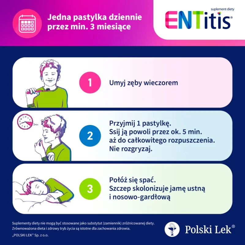 Entitis, 30 pastylek do ssania, tutti frutti