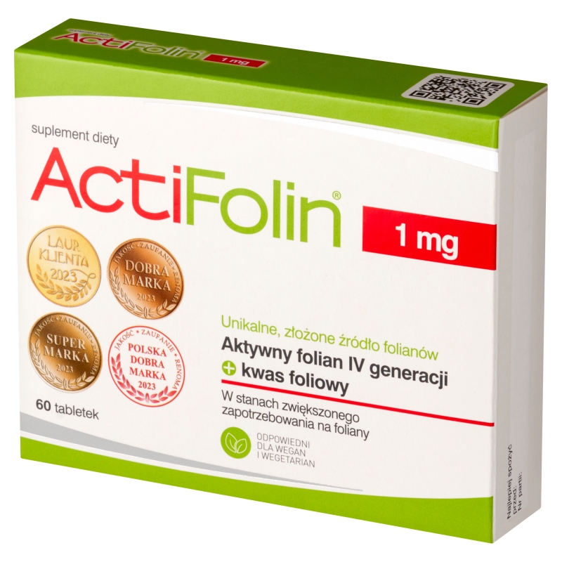Actifolin 1 mg, 60 tabletek
