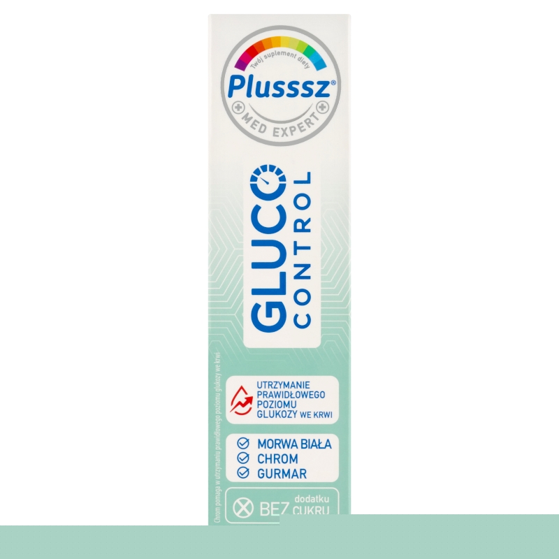 Plusssz Gluco Control,  20 tabletek musujących