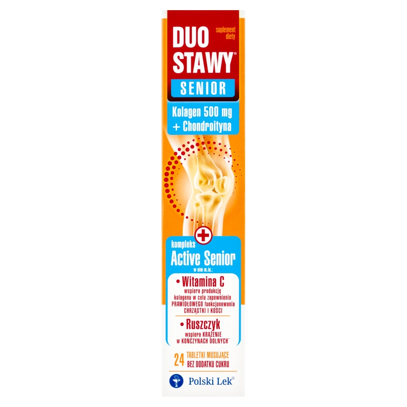 Duo Stawy Senior, 24 tabletki musujące