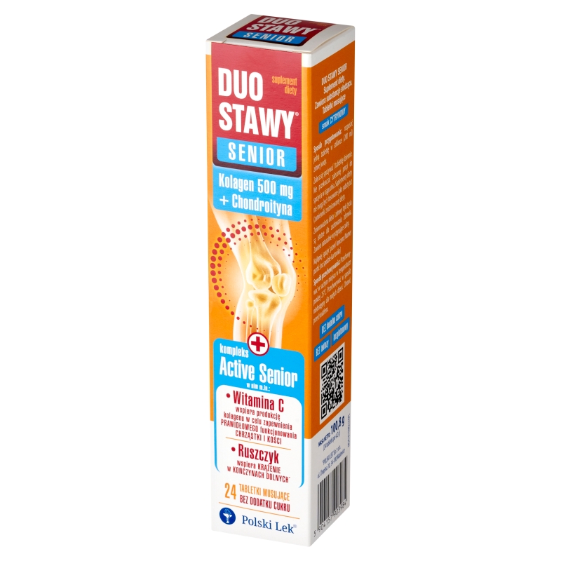 Duo Stawy Senior, 24 tabletki musujące