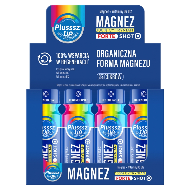 Plusssz Up Magnez 100% Cytrynian Forte, shot, 50 ml