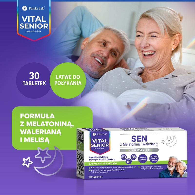 Vital Senior Sen, 30 tabletek