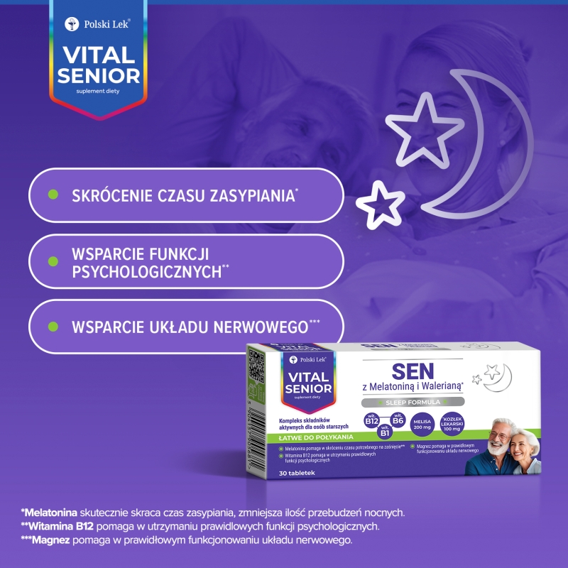 Vital Senior Sen, 30 tabletek