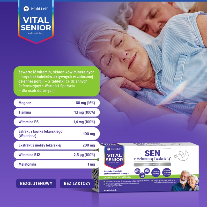 Vital Senior Sen, 30 tabletek