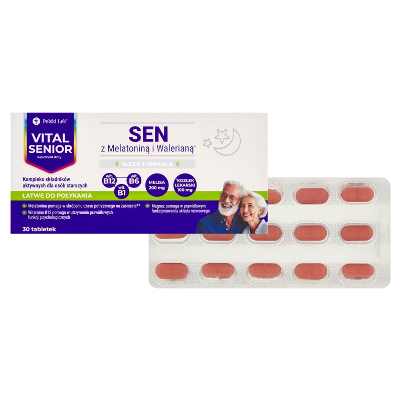 Vital Senior Sen, 30 tabletek
