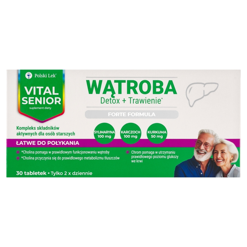 Vital Senior Wątroba 30 tabletek