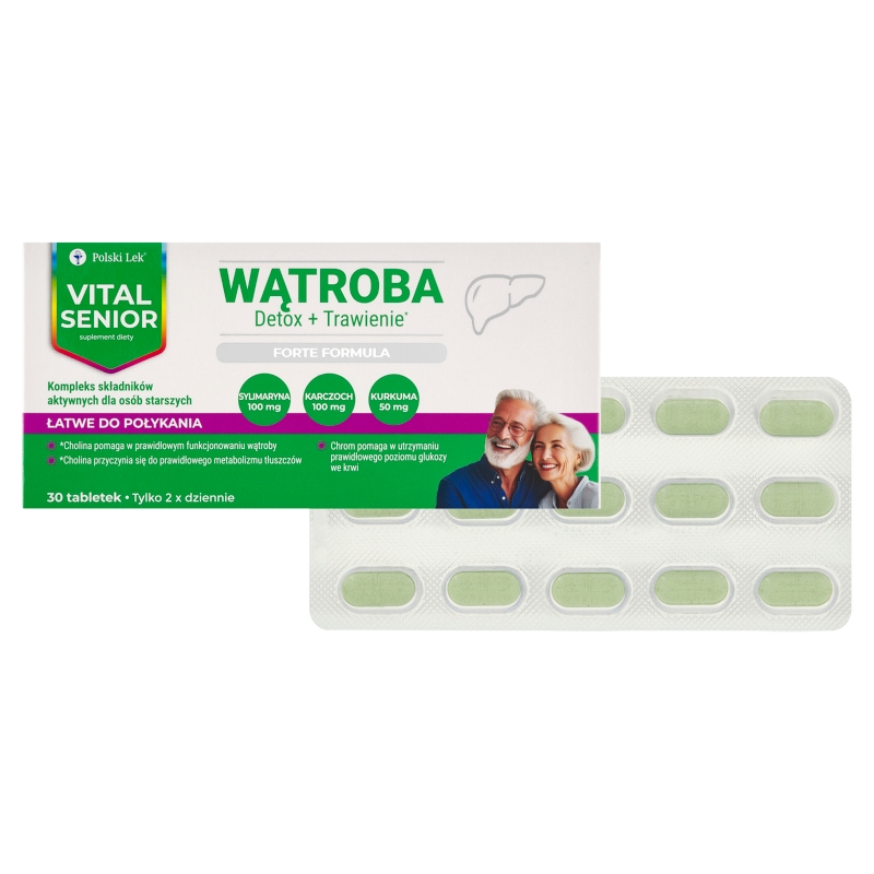 Vital Senior Wątroba, 30 tabletek