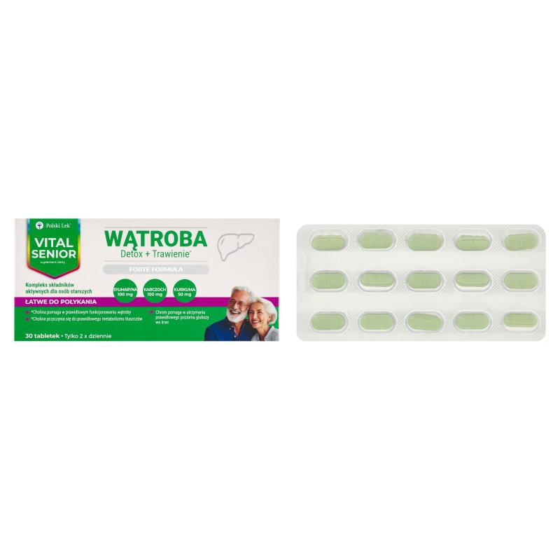 Vital Senior Wątroba, 30 tabletek