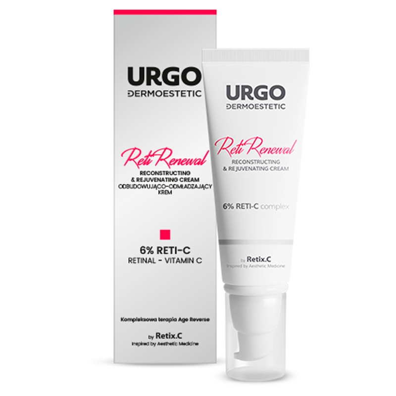 URGO DERMOESTETIC Reti Renewal, krem odbudowująco-odmładzający, 45 ml