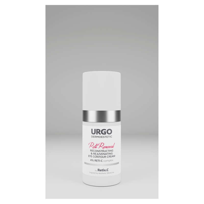 URGO DERMOESTETIC Reti Renewal, krem do skóry wokół oczu odbudowująco-odmładzający, 15 ml
