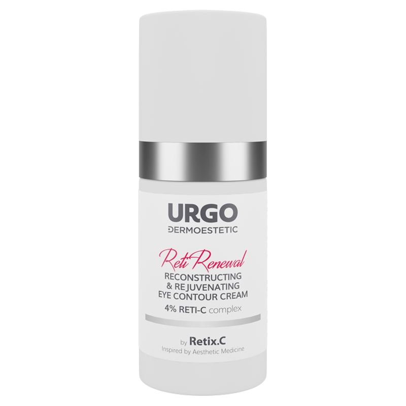URGO DERMOESTETIC Reti Renewal, krem do skóry wokół oczu odbudowująco-odmładzający, 15 ml