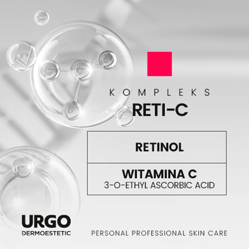 URGO DERMOESTETIC Reti Renewal, zestaw: krem aktywujący - 2x5ml, maska do twarzy - 4x3ml, serum kojąco-regenerujące - 10ml