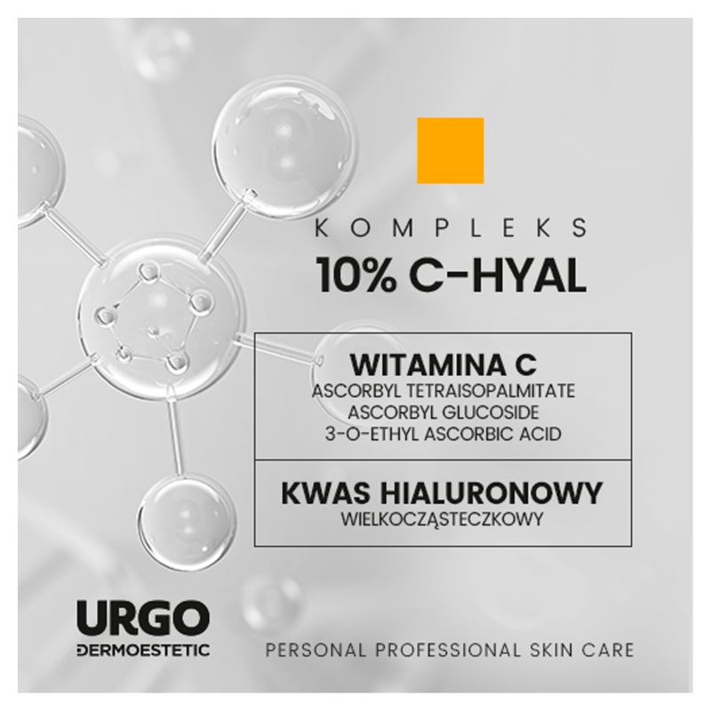 URGO DERMOESTETIC C-Vitalize, krem rewitalizująco-rozświetlający, 48 ml