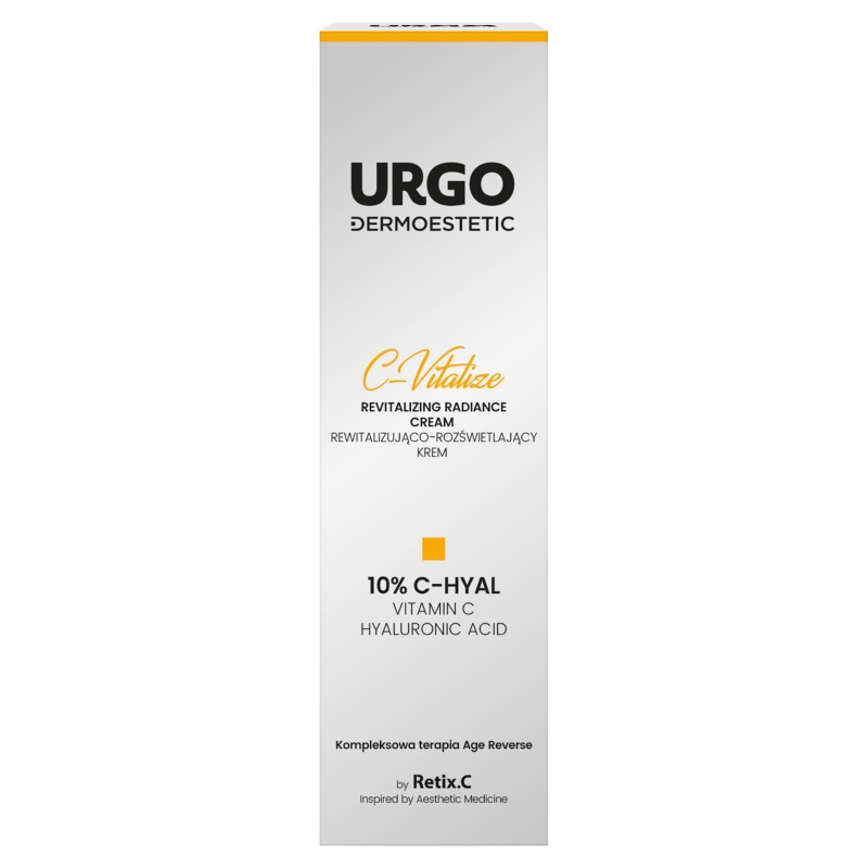 URGO DERMOESTETIC C-Vitalize, krem rewitalizująco-rozświetlający, 48 ml
