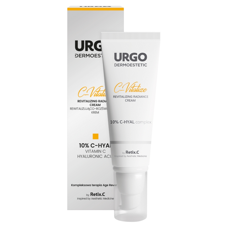 URGO DERMOESTETIC C-Vitalize, krem rewitalizująco-rozświetlający, 48 ml