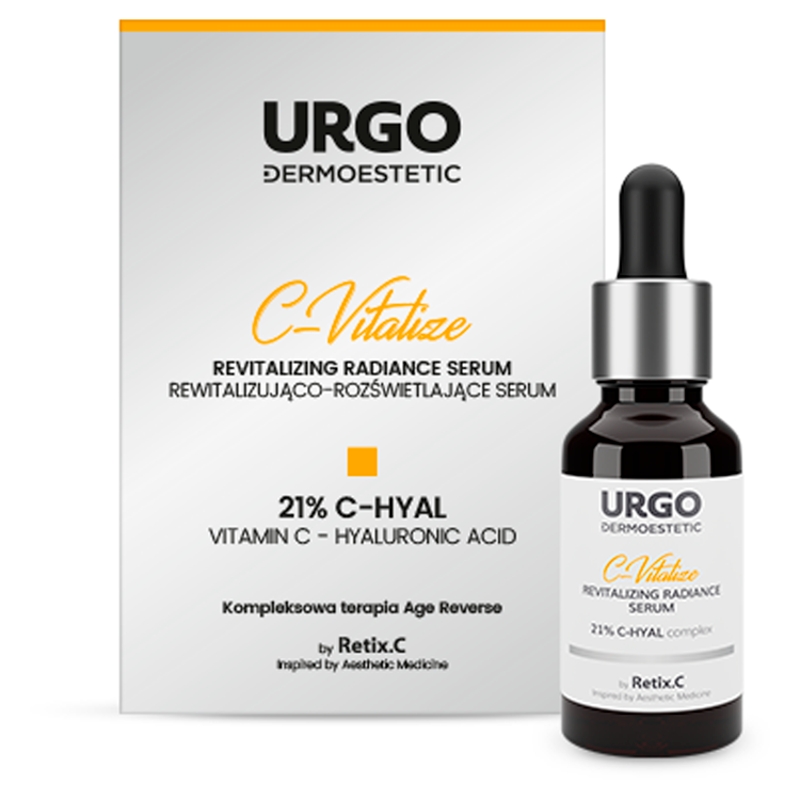 URGO DERMOESTETIC C-Vitalize, serum rewitalizująco-rozświetlające, 30 ml