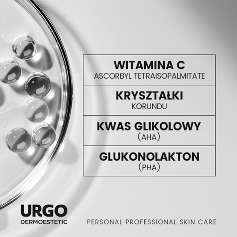 URGO DERMOESTETIC Active Peel, korundowy peeling aktywujący do mikrodermabrazji, 50 ml