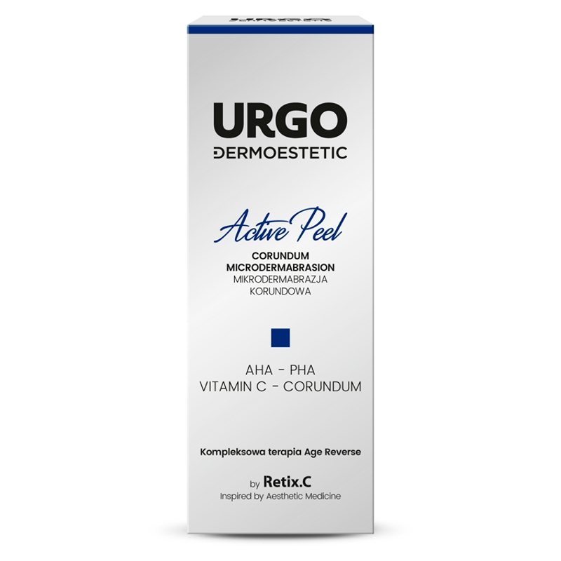 URGO DERMOESTETIC Active Peel, korundowy peeling aktywujący do mikrodermabrazji, 50 ml