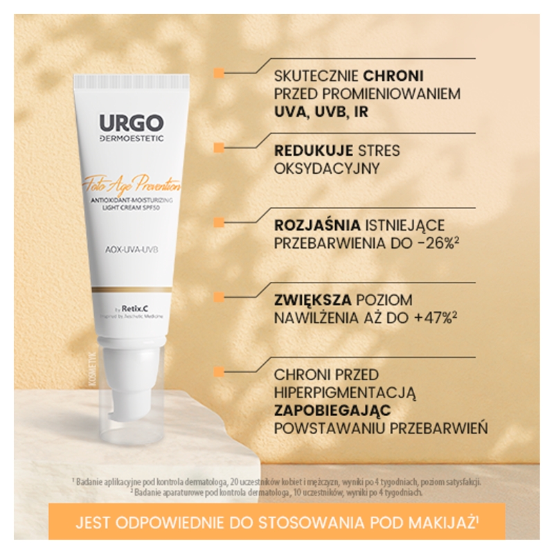 Urgo Dermoestetic Foto Age Prevention, krem do twarzy, 45 ml