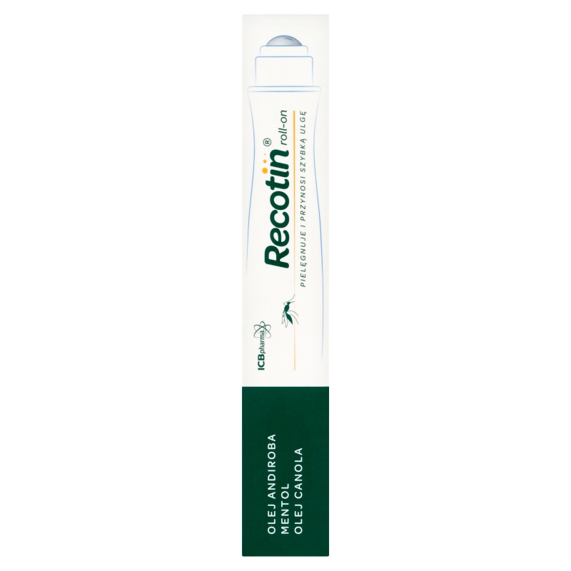 Recotin Rroll-on , łagodzący po ukąszeniu owadów,  15 ml