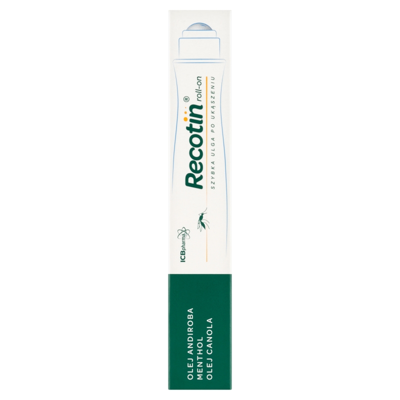Recotin Rroll-on , łagodzący po ukąszeniu owadów,  15 ml