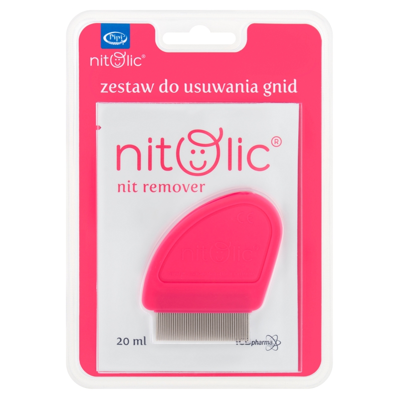 Pipi Nitolic  zestaw do usuwania gnid, 20 ml