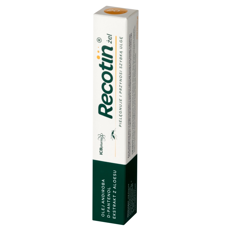 Recotin, żel po ukąszeniach owadów, 20 ml