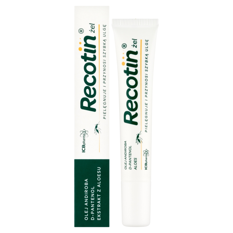 Recotin, żel po ukąszeniach owadów, 20 ml