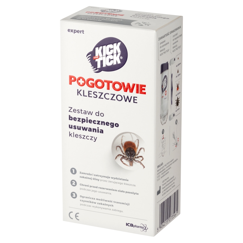 Kick The Tick Expert , zestaw do bezpiecznego usuwania kleszczy, 9 ml