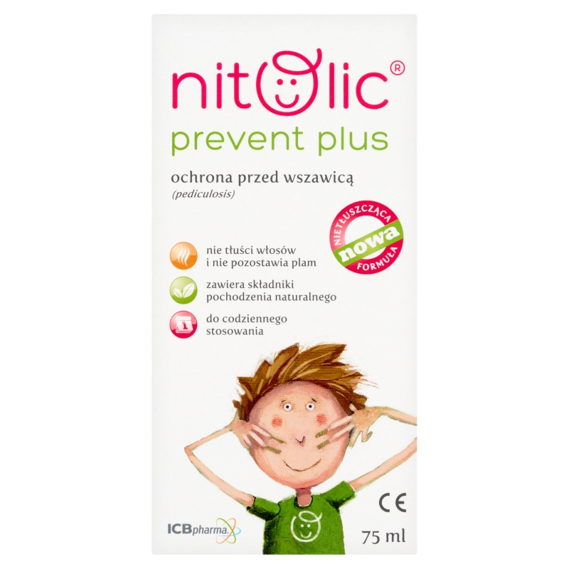 Pipi NITOLIC Prevent Plus Ochrona, spray chroniący przed wszawicą, 75 ml