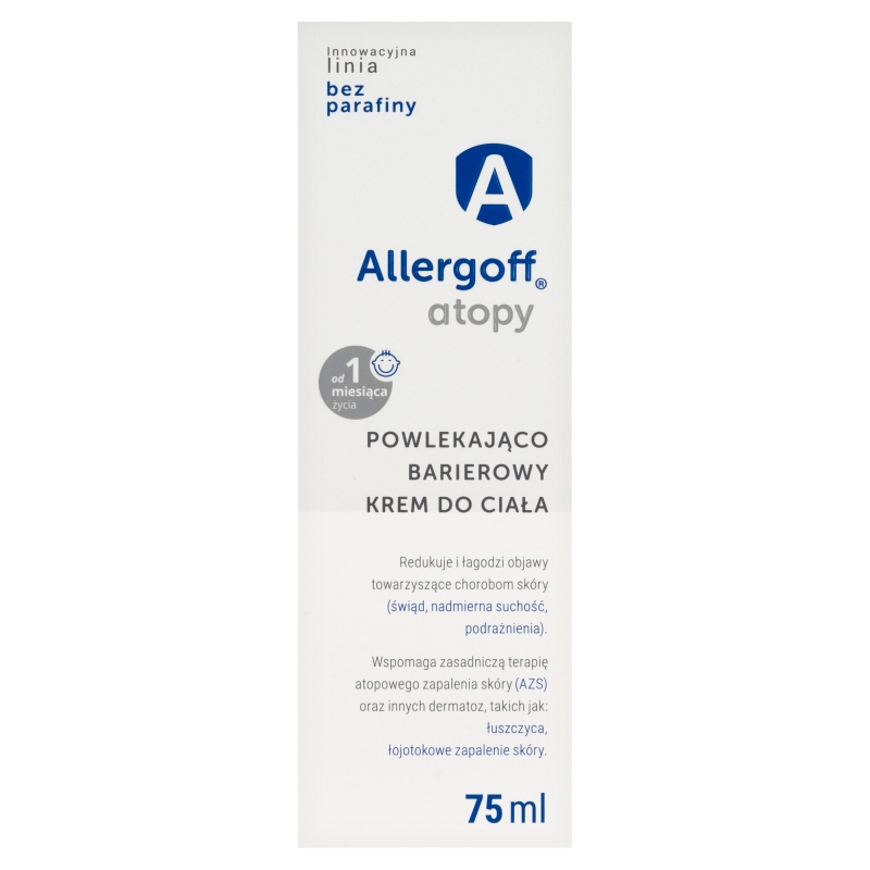 Allergoff, powlekający barierowy krem do ciała, 75 ml