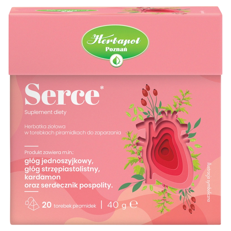 Herbapol Serce, herbata, 20 torebek