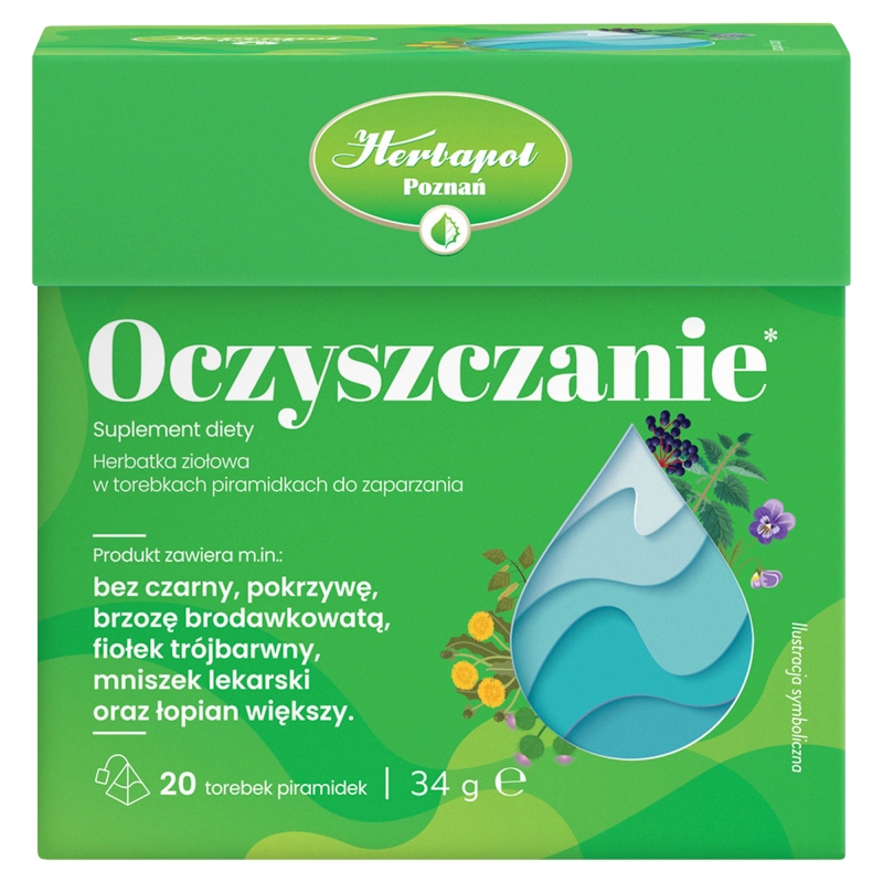 Oczyszczanie Herbapol, herbata , 20 torebek