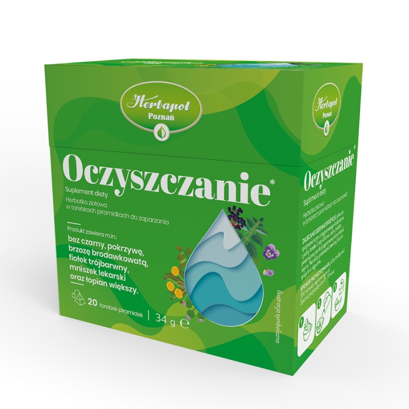 Oczyszczanie Herbapol, herbata , 20 torebek