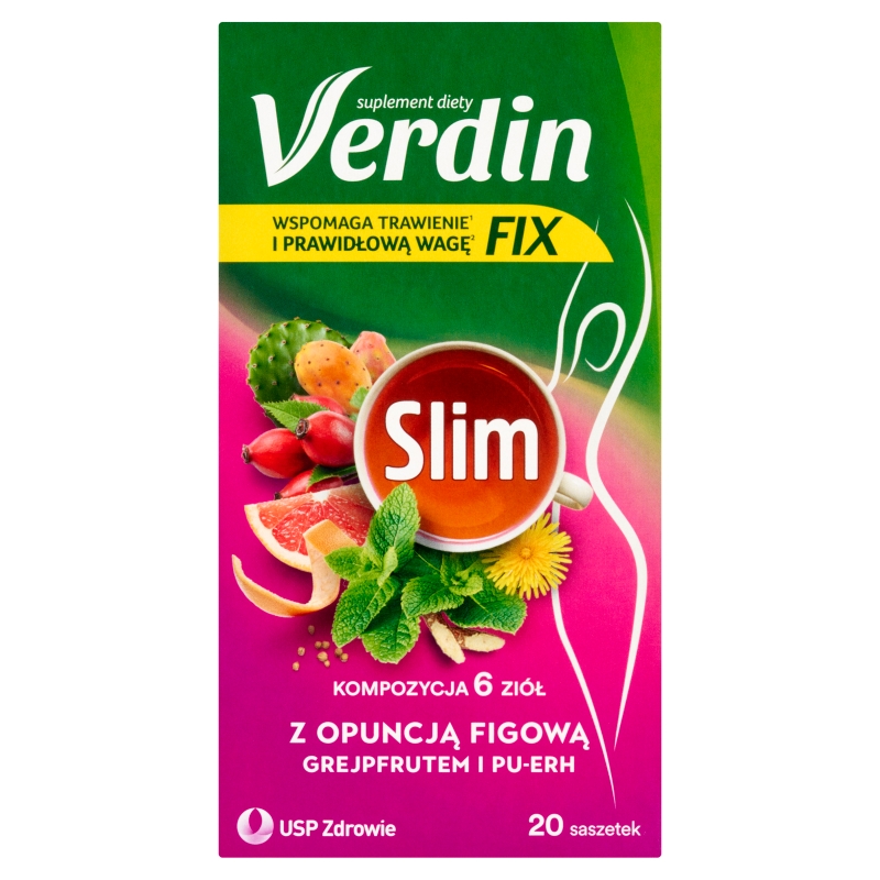 Verdin Fix Slim, 20 saszetek