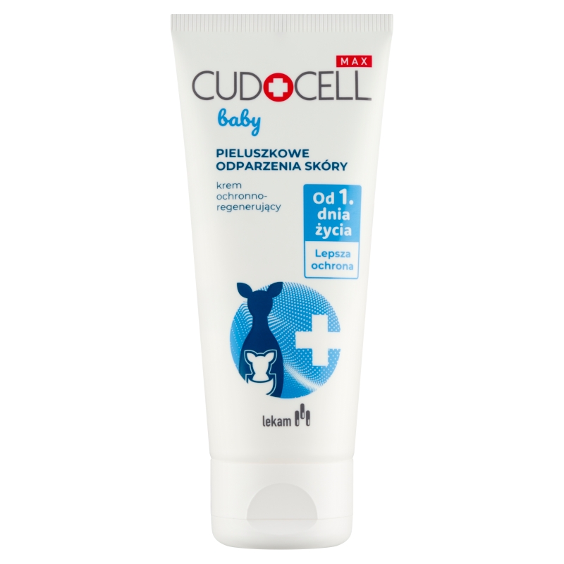 CUDOCELL MAX Baby, krem ochronno-regenerujący na pieluszkowe odparzenia, 40 g