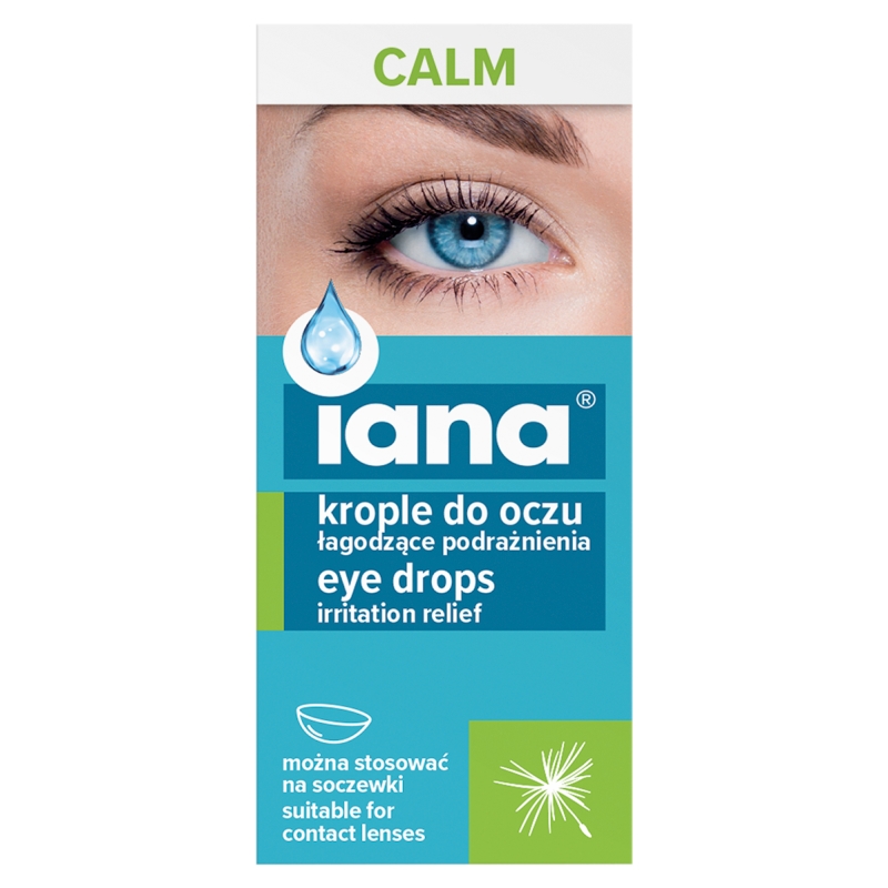 IANA CALM krople do oczu łagodzące podrażnienia, 10 ml