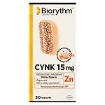 Biorythm Cynk kapsułki o przedłużonym uwalnianiu z cynkiem, 30 szt.