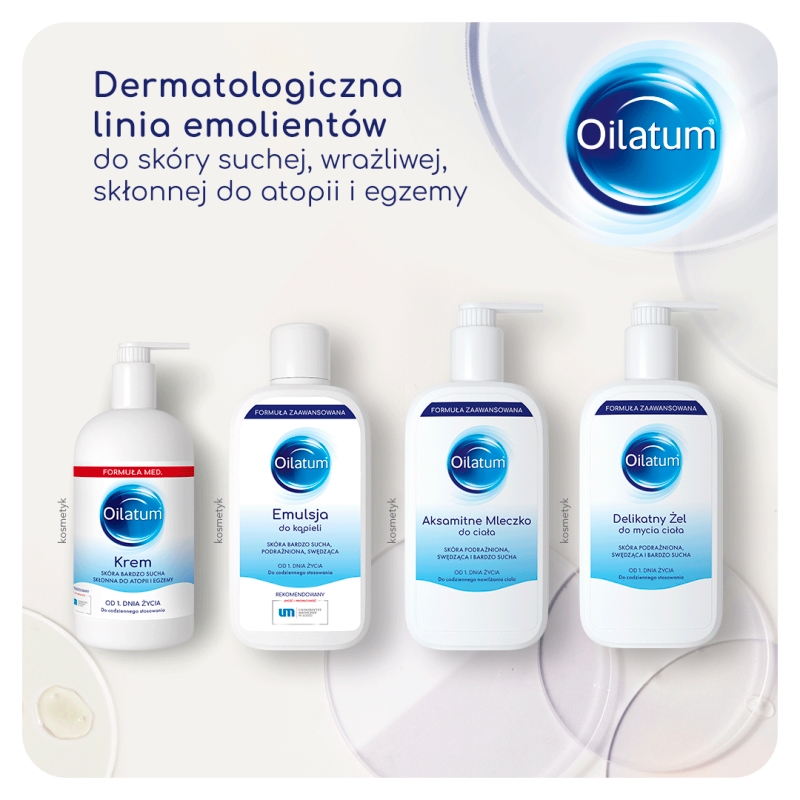 Oilatum Formuła Zaawansowana, emulsja do kąpieli, 250ml