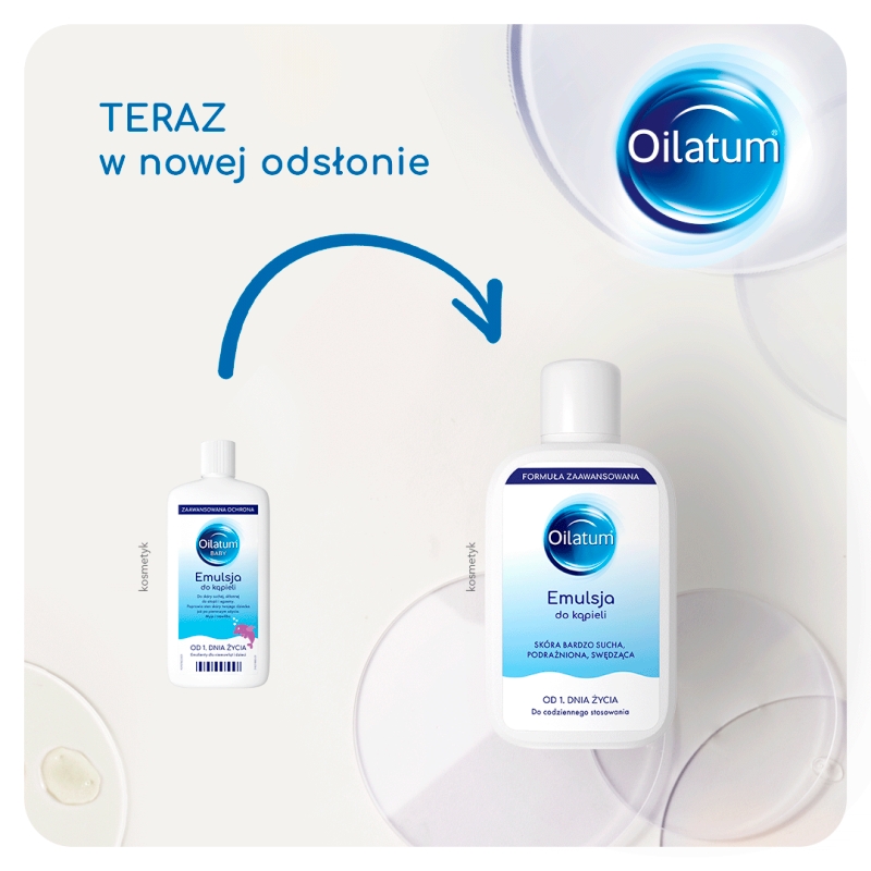 Oilatum Formuła Zaawansowana, emulsja do kąpieli, 250ml