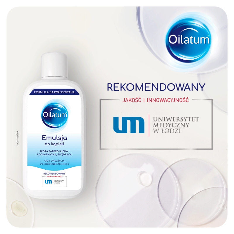 Oilatum Formuła Zaawansowana, emulsja do kąpieli do bardzo suchej skóry, 400 ml