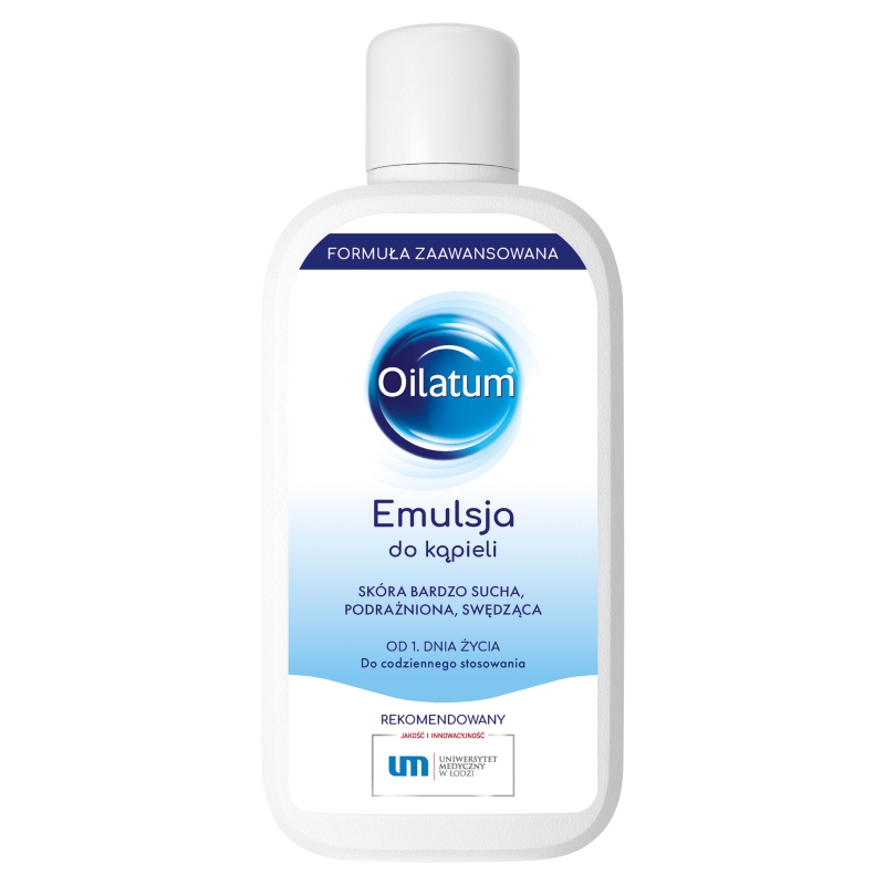 Oilatum Formuła Zaawansowana, emulsja do kąpieli do bardzo suchej skóry, 400 ml