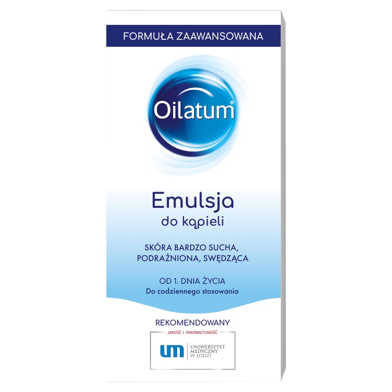 Oilatum Formuła Zaawansowana, emulsja do kąpieli do bardzo suchej skóry, 400 ml